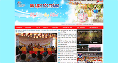 Desktop Screenshot of dulichsoctrang.org